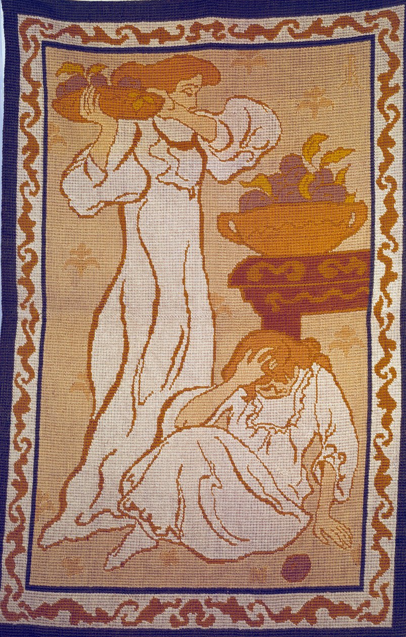 Women in White Tapestry av Paul Ranson (1864-1909) Paris fra det 20. århundre, kommunalt museum for moderne kunst av Paul Elie Ranson