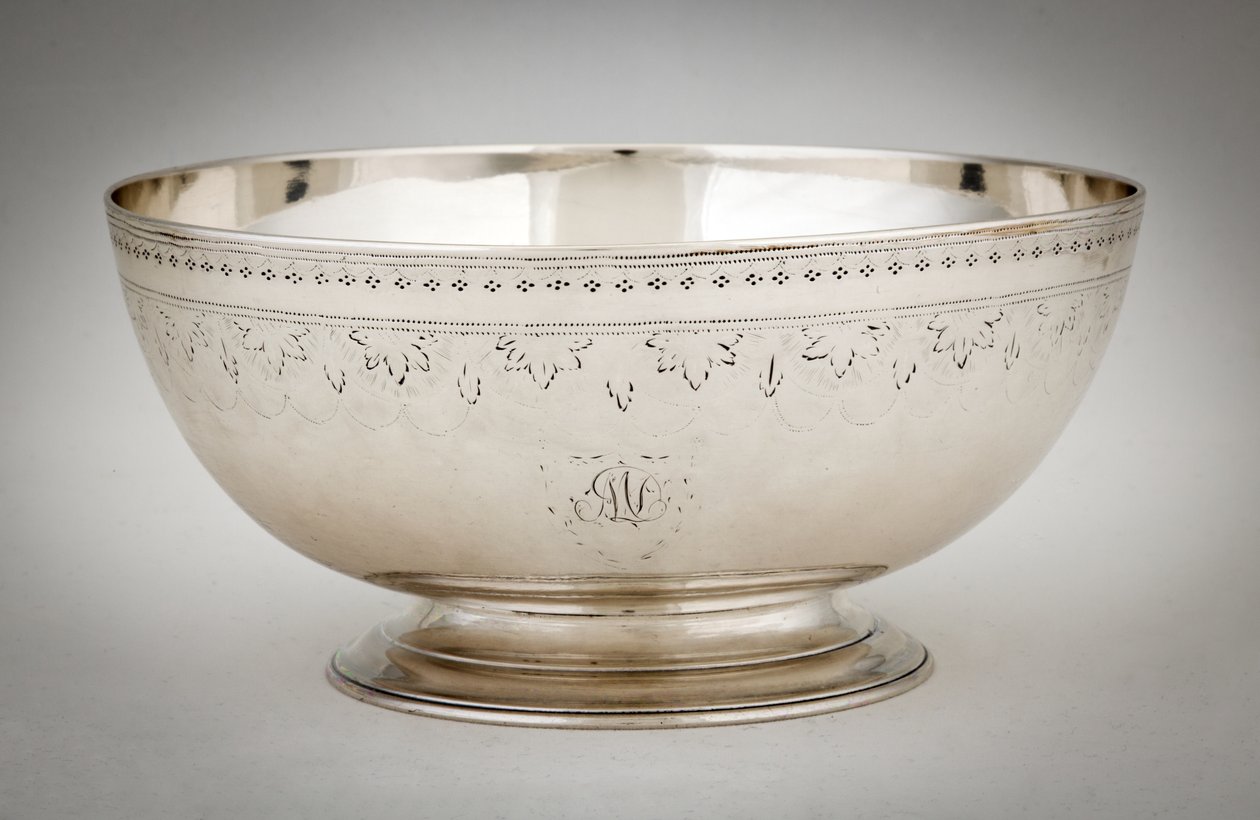 Skål, ca.1800 av Paul Revere
