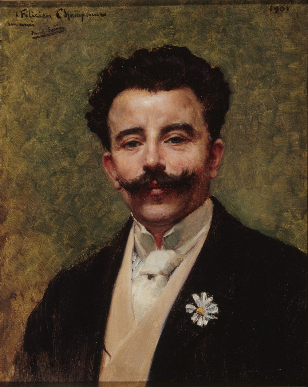 Portrett av Felicien Champsaur 1859-1934, 1901. av Paul Saïn