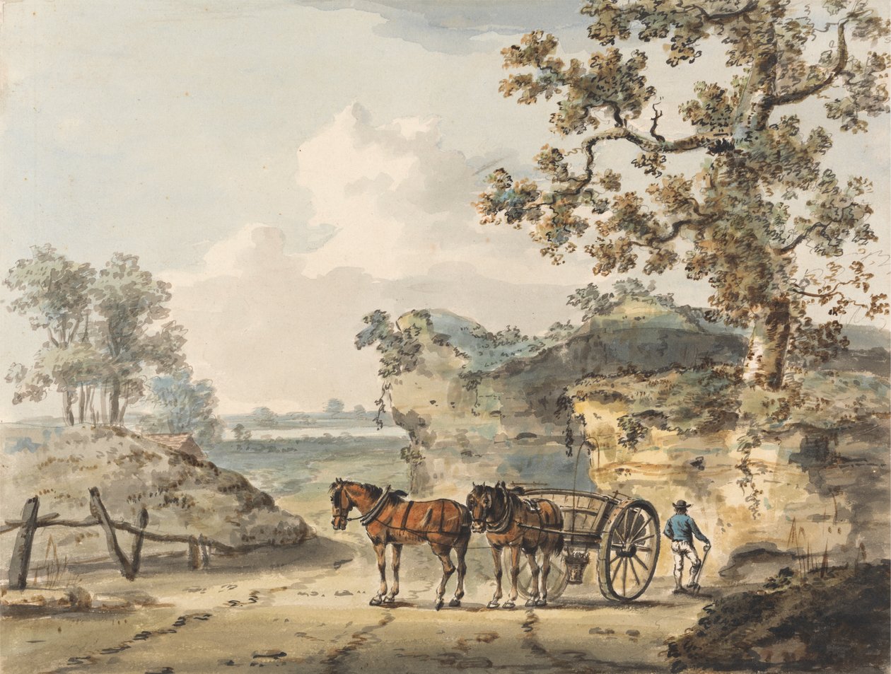 En sandkasse av Paul Sandby