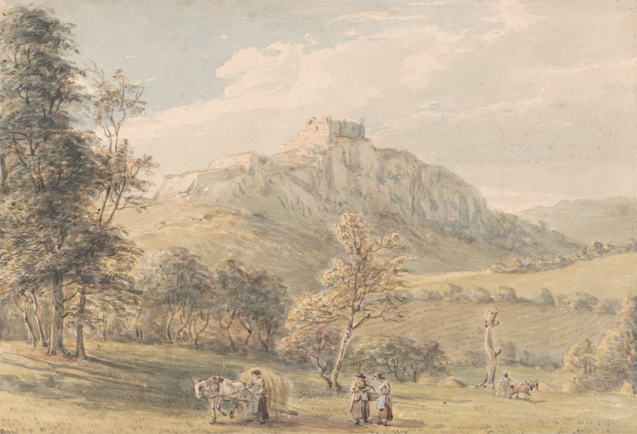 Carreg Kennen Castle av Paul Sandby