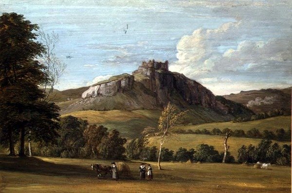 Carreg Cennen Castle, Carmarthenshire av Paul Sandby