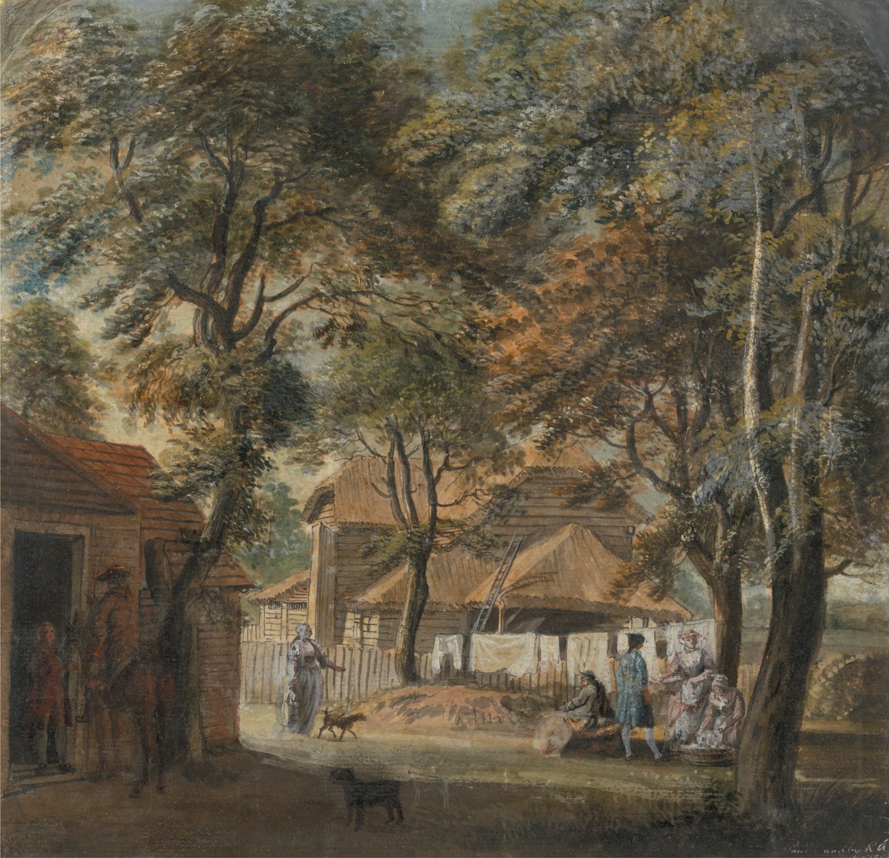 Halfway House, Sadler's Wells av Paul Sandby
