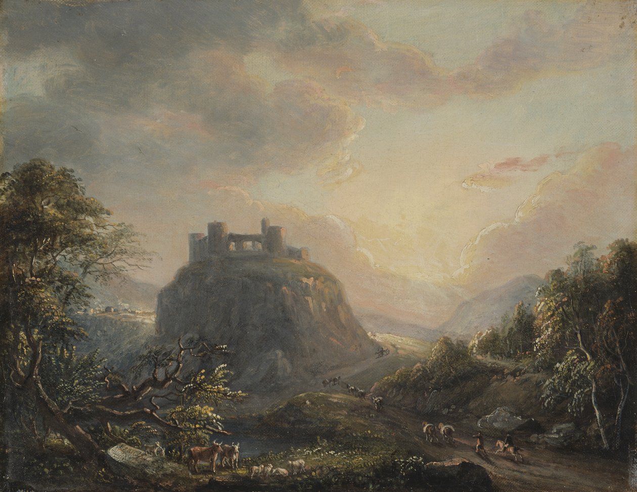 Landskap med et slott av Paul Sandby
