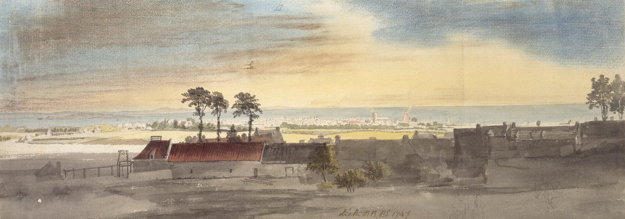Leith, 1747 av Paul Sandby