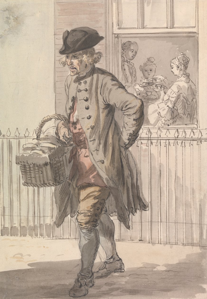 London Cries: A Muffin Man av Paul Sandby