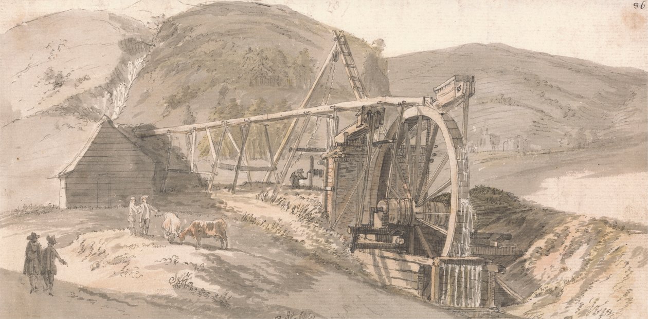 Lord Hopetouns blygruver av Paul Sandby