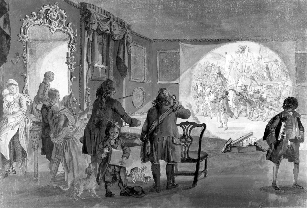 Den magiske lykten av Paul Sandby