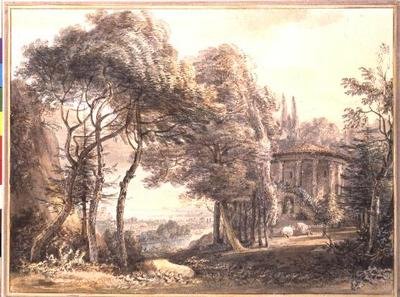 Det runde tempelet av Paul Sandby