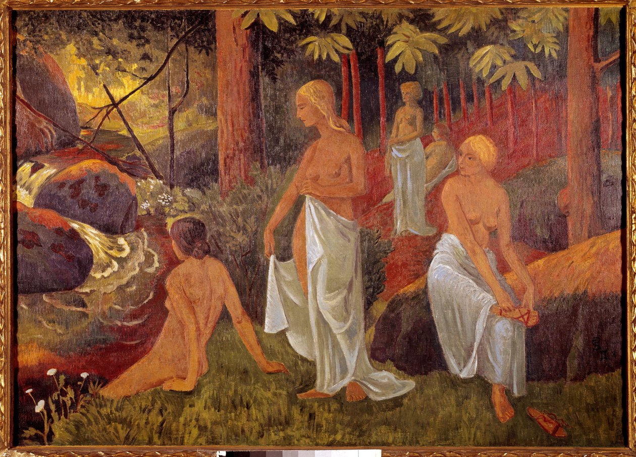 Badende maleri av Paul Serusier (1863-1927) 1908 Paris, kommunalt museum for moderne kunst av Paul Sérusier