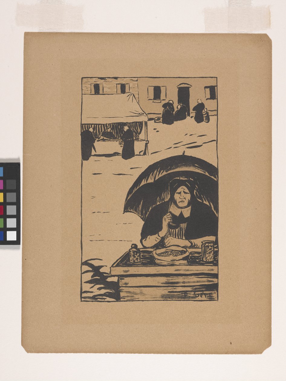 Gateselgeren (fargelitografi) av Paul Sérusier