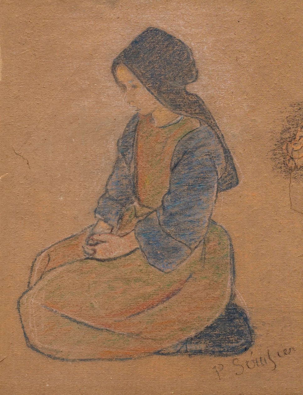 Bauernmädchen av Paul Sérusier