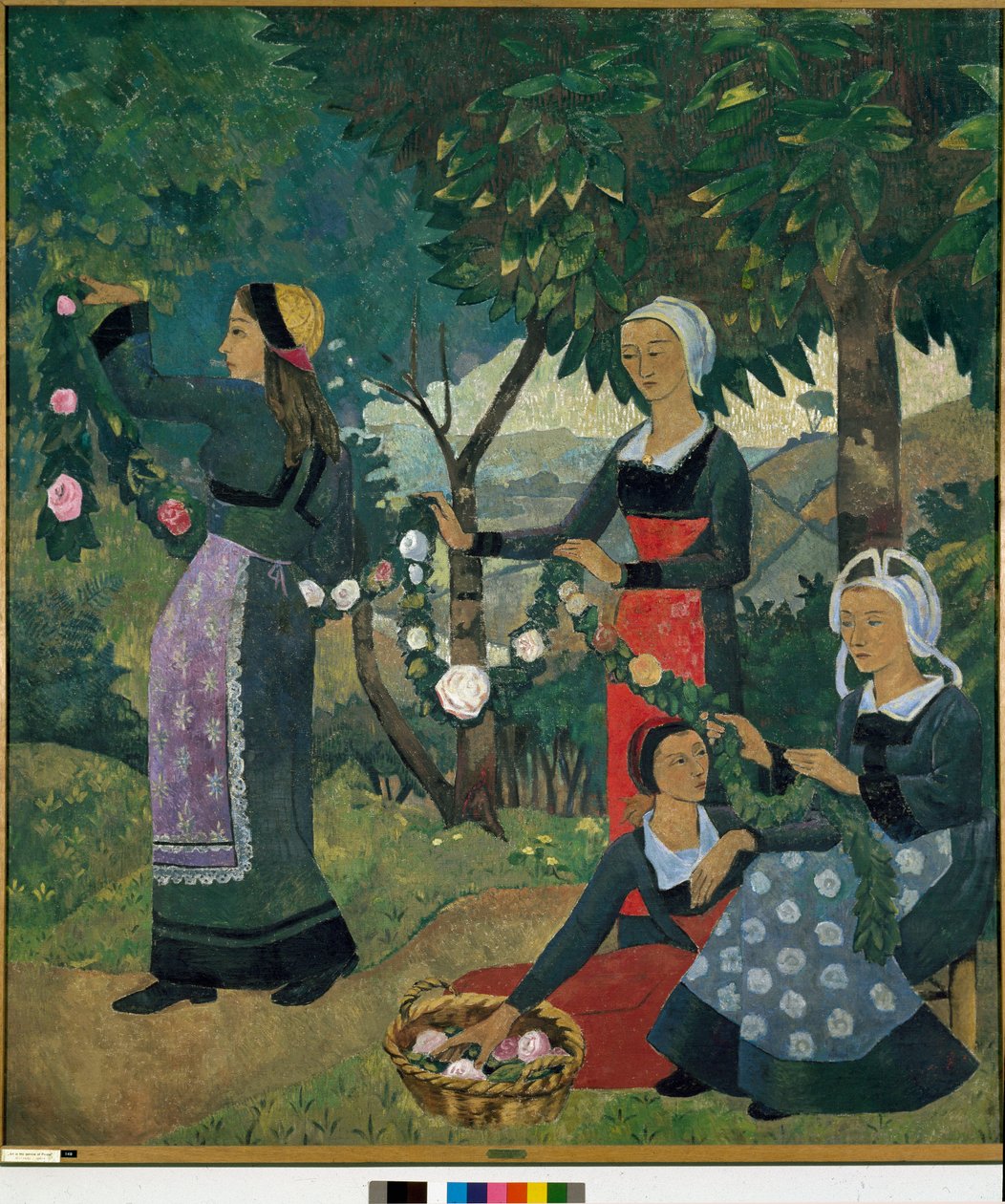Kransen av roser av Paul Sérusier