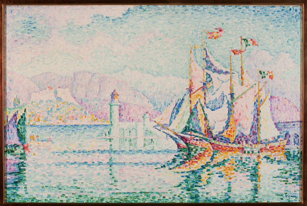 Antibes - Ranek av Paul Signac