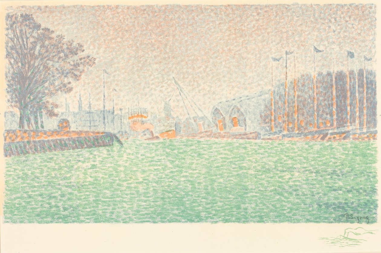 I Flushing av Paul Signac