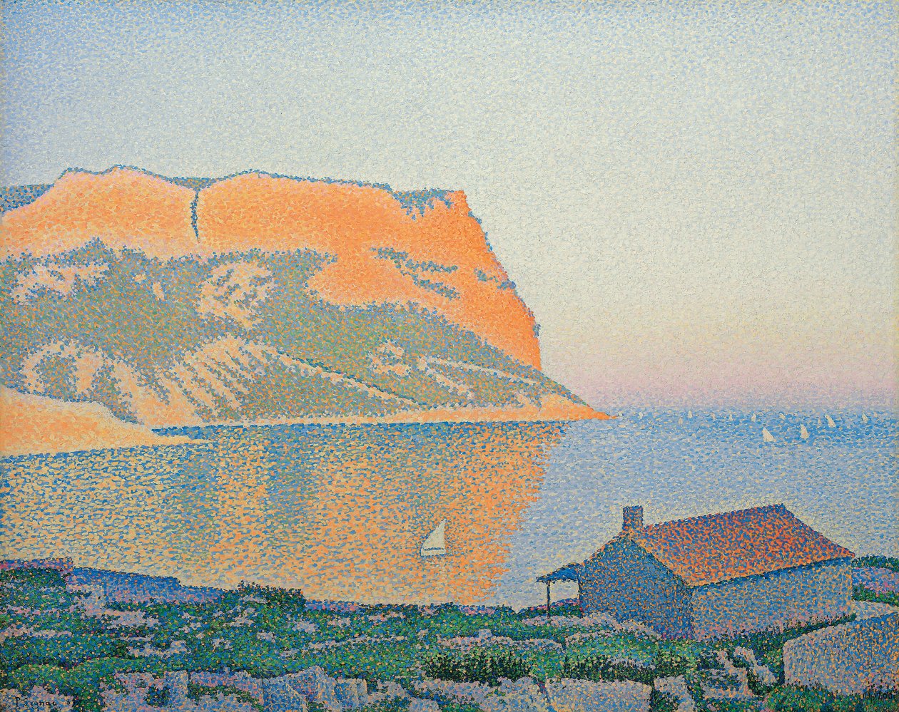 Cape Canaille, Cassis, 1889 av Paul Signac
