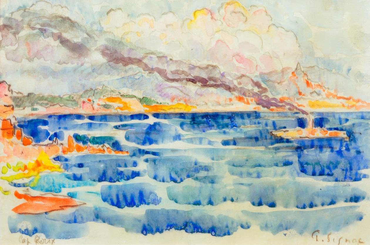 Cap Roux av Paul Signac