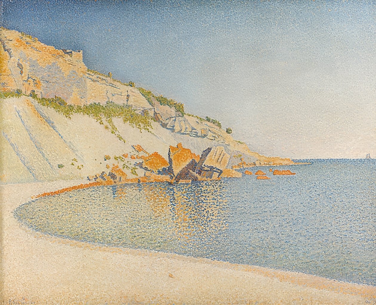 Cassis, Kapp Lombard. 1889 av Paul Signac