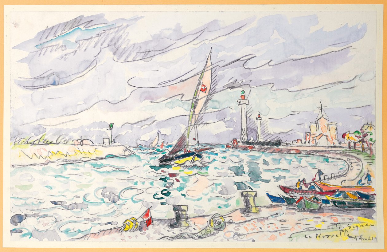 Ciboure, Saint-Jean-de-Luz, 1920 av Paul Signac