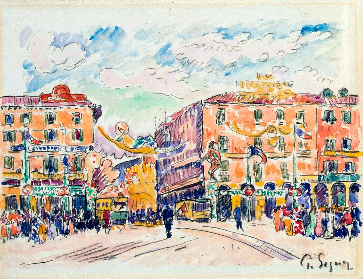 City Square, c1925. av Paul Signac
