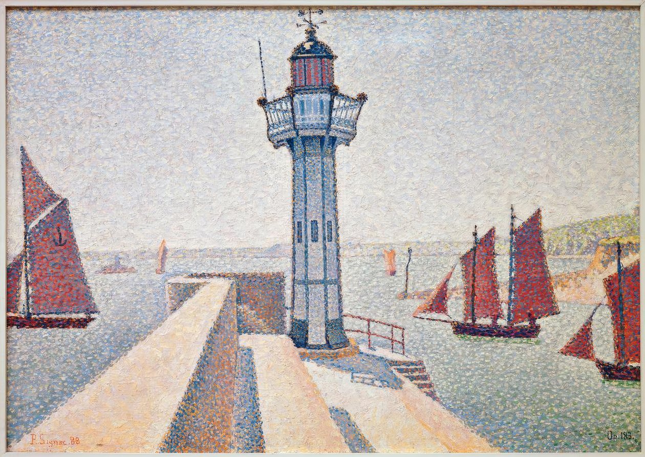Portrieux fyrtårn av Paul Signac