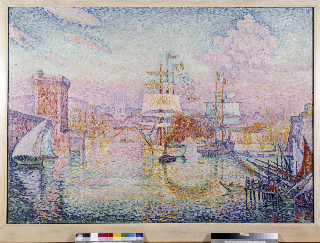 Inngang til havnen i Marseille. Maleri av Paul Signac (1895-1935) av Paul Signac