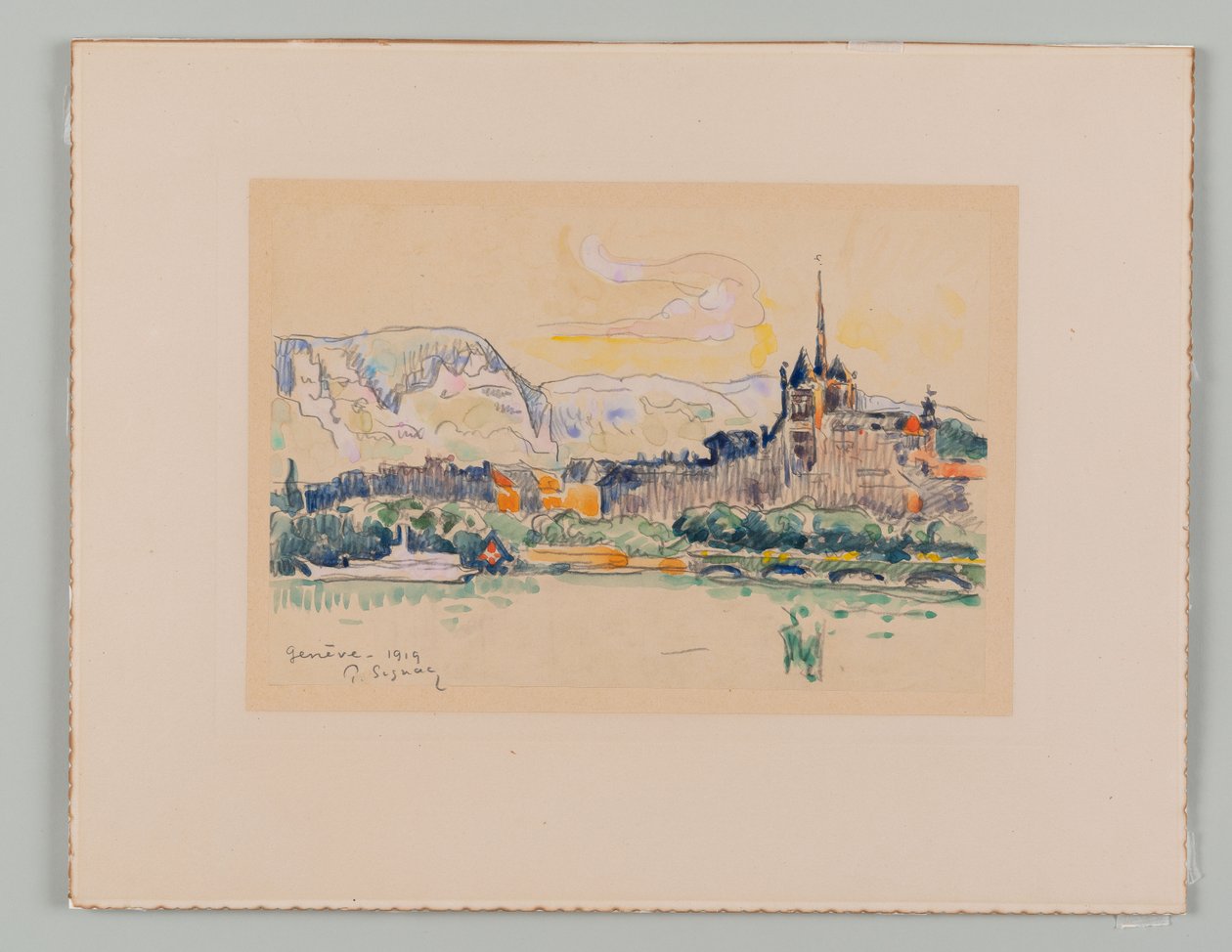 Genève av Paul Signac
