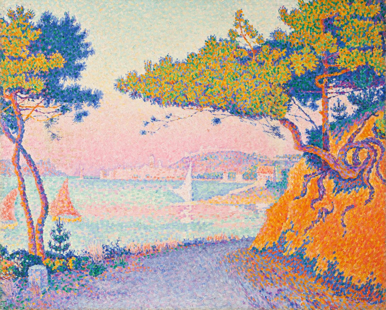 Golf Juan av Paul Signac
