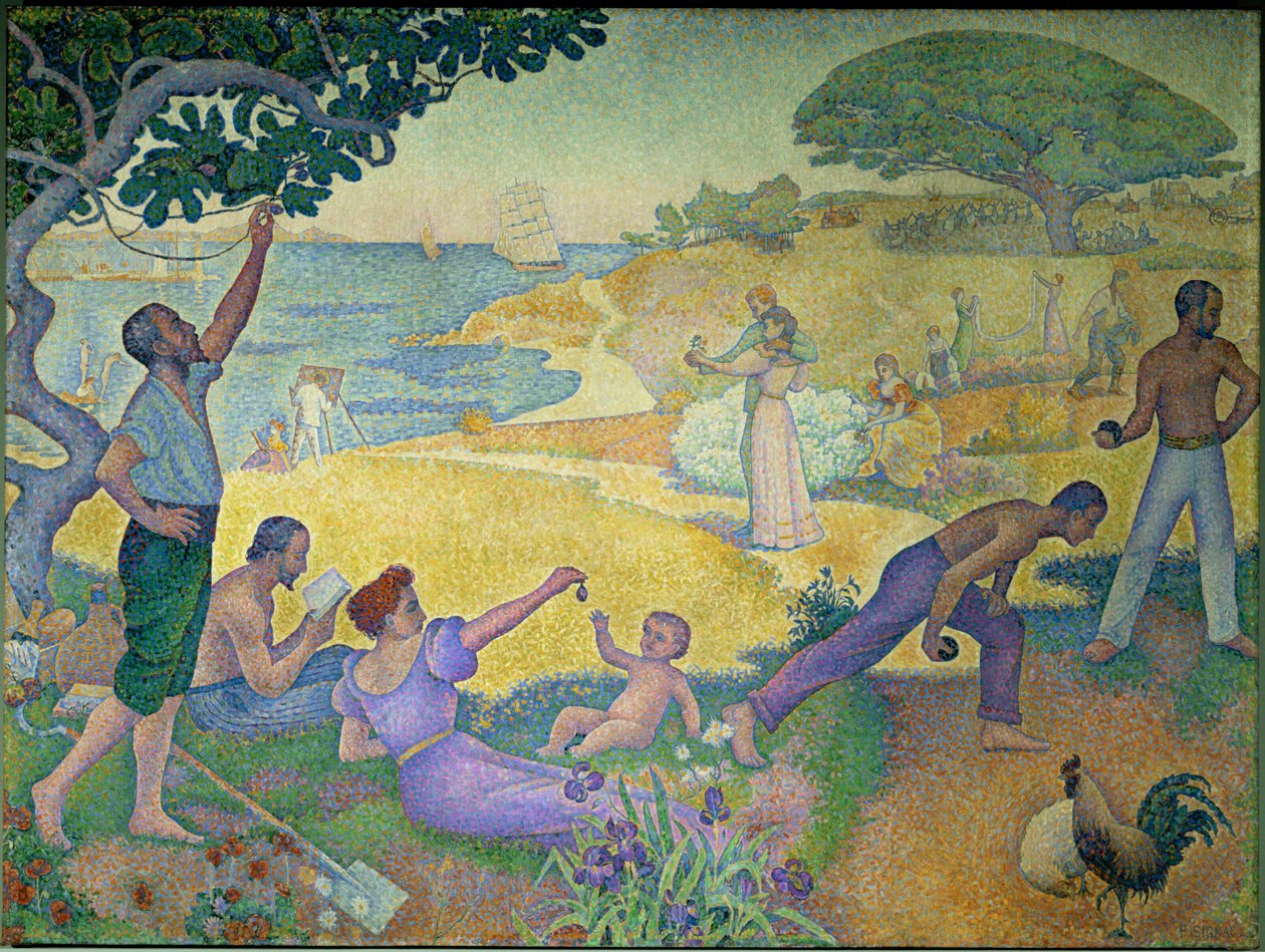 I harmoniens tid. Gullalderen er ikke i fortiden, den er i fremtiden, 1896. av Paul Signac
