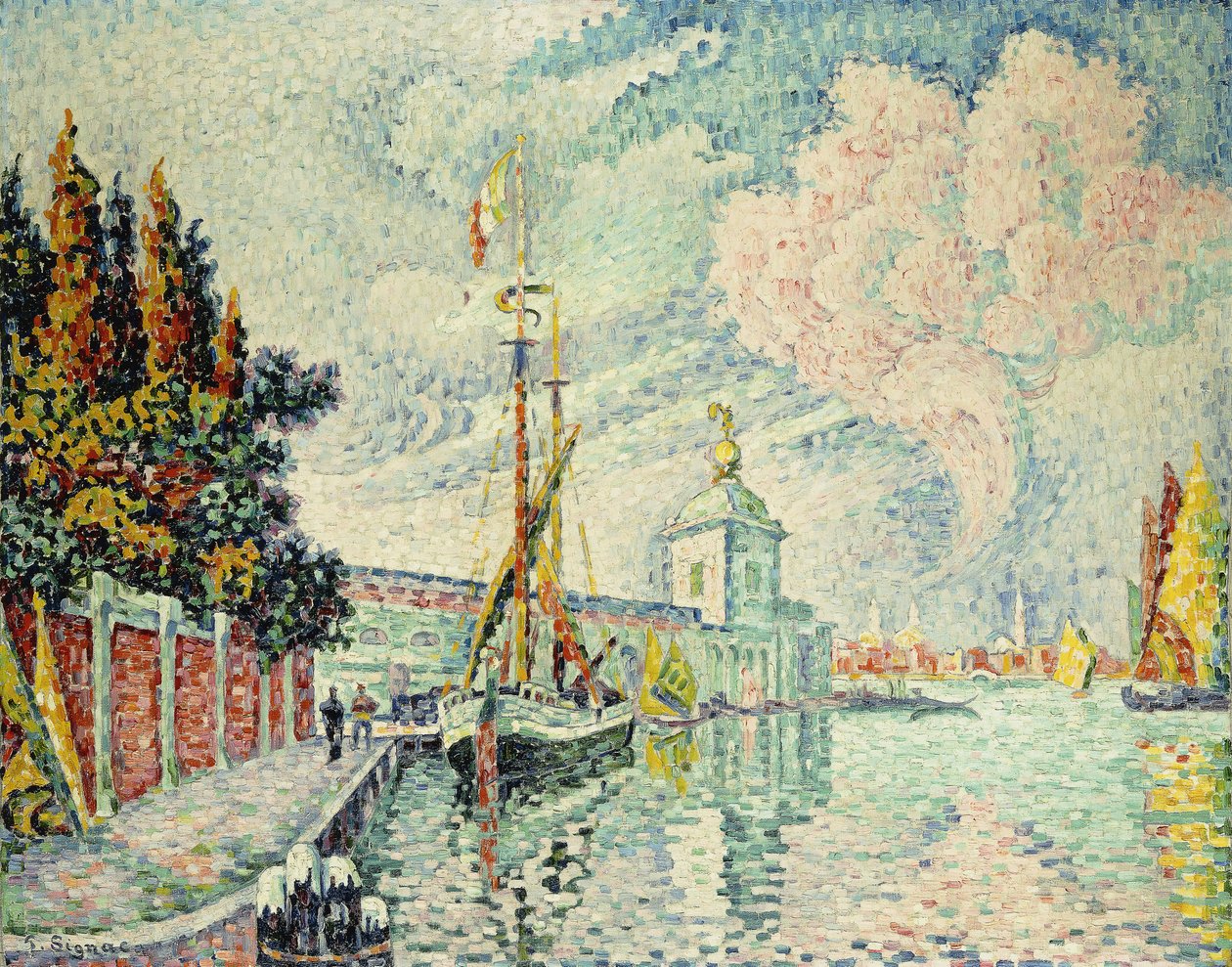 Tollhuset, 1909 av Paul Signac