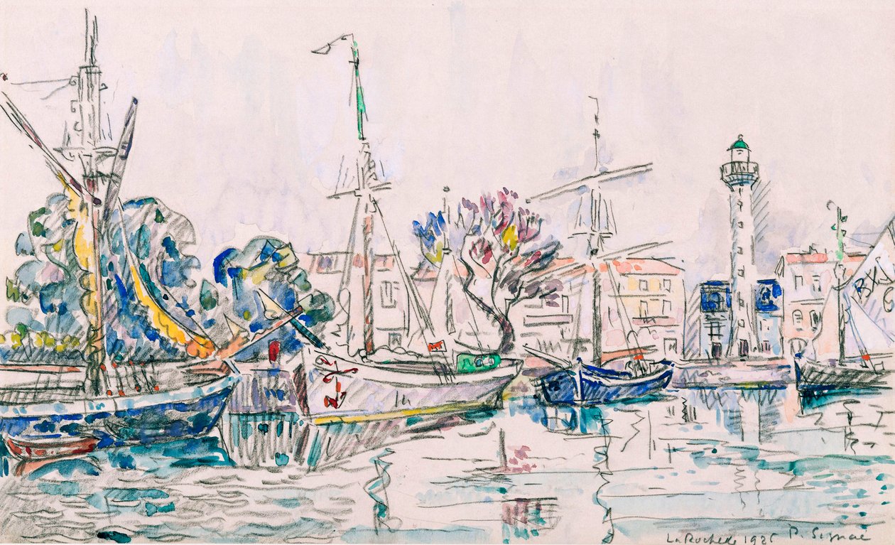 La Rochelle, 1925 av Paul Signac