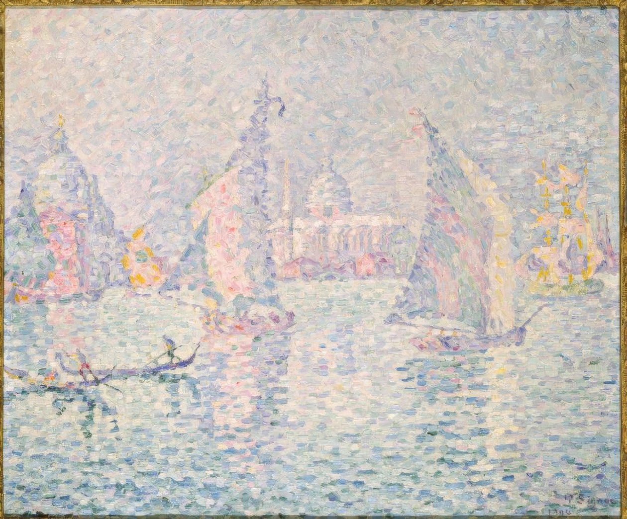 Grønn tåke, Venezia av Paul Signac