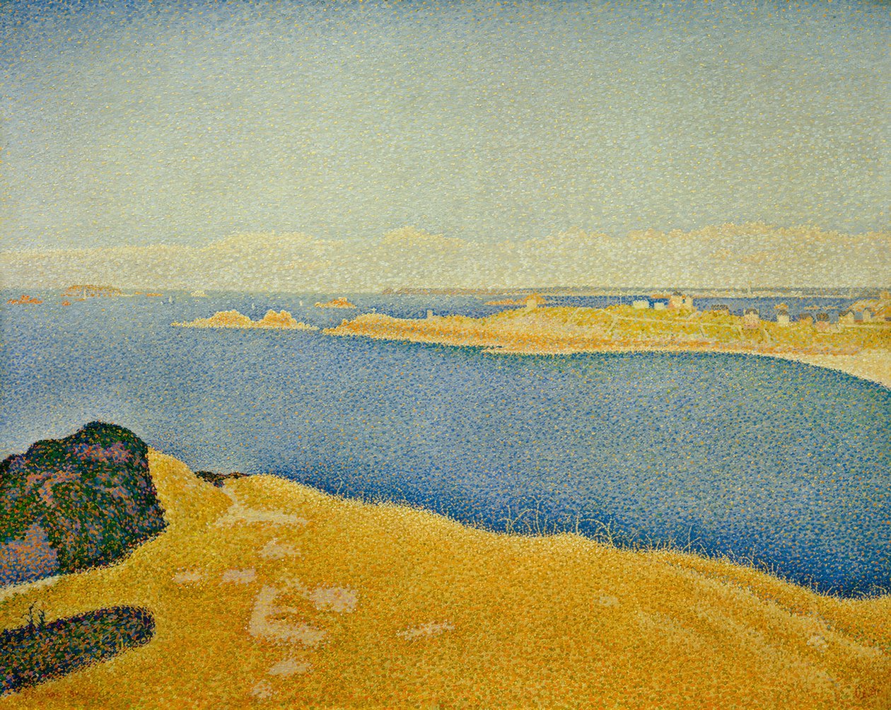 Havet, Saint-Briac. Guerin-vakten. Saint-Lunaire (Opus 2 av Paul Signac