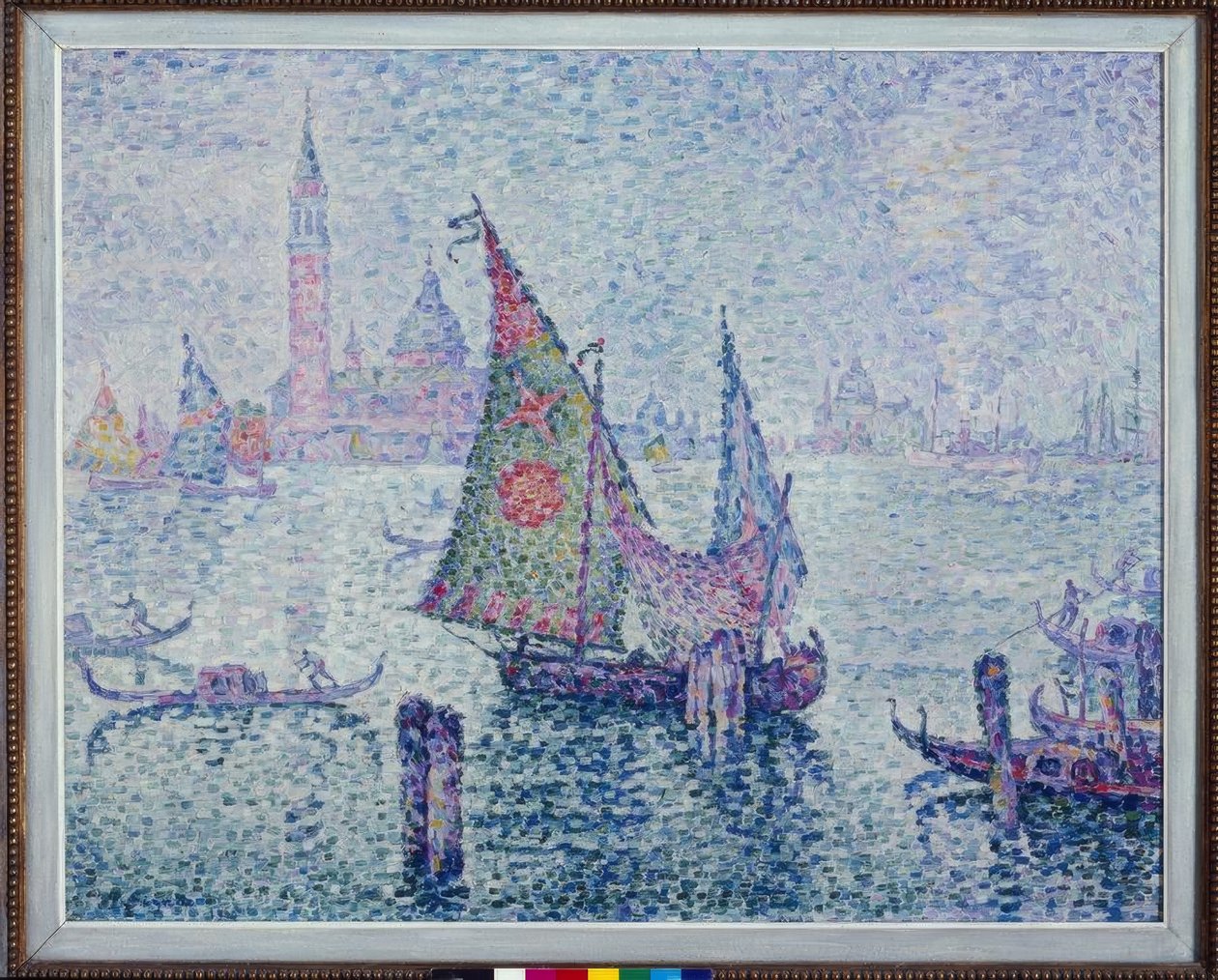 Det grønne seilet, Venezia av Paul Signac
