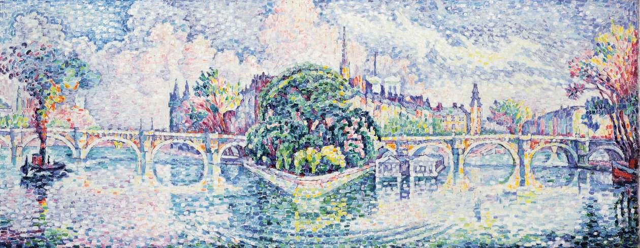 Vert-Galant Garden, ca. 1928 av Paul Signac