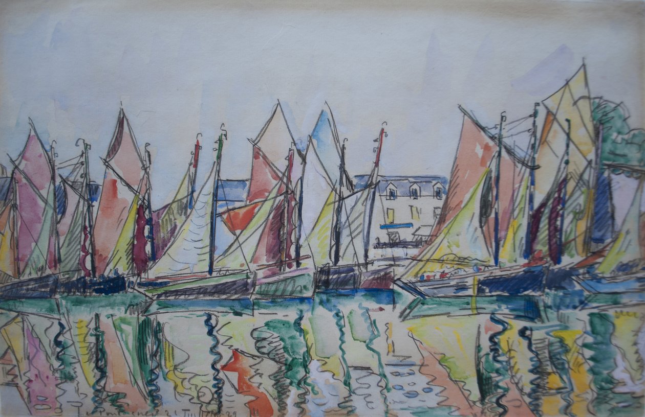 Pouliguen, 1929 av Paul Signac