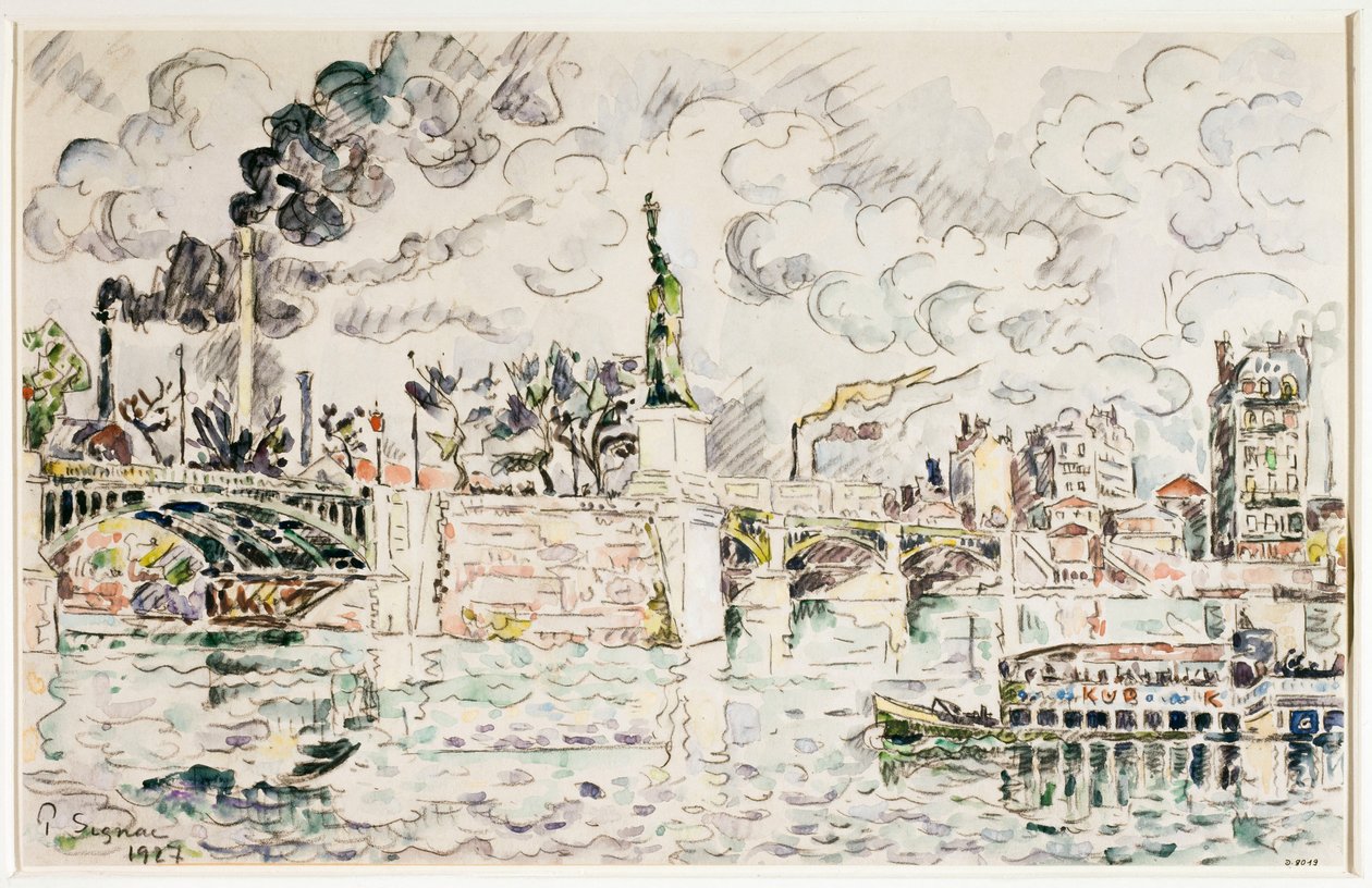 Grenelle-broen i 1927 av Paul Signac