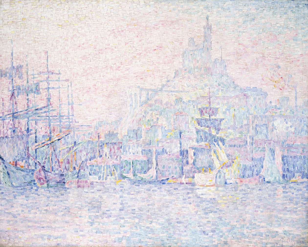 Marseille, The Good Mother, Morning Mist, 1907 av Paul Signac