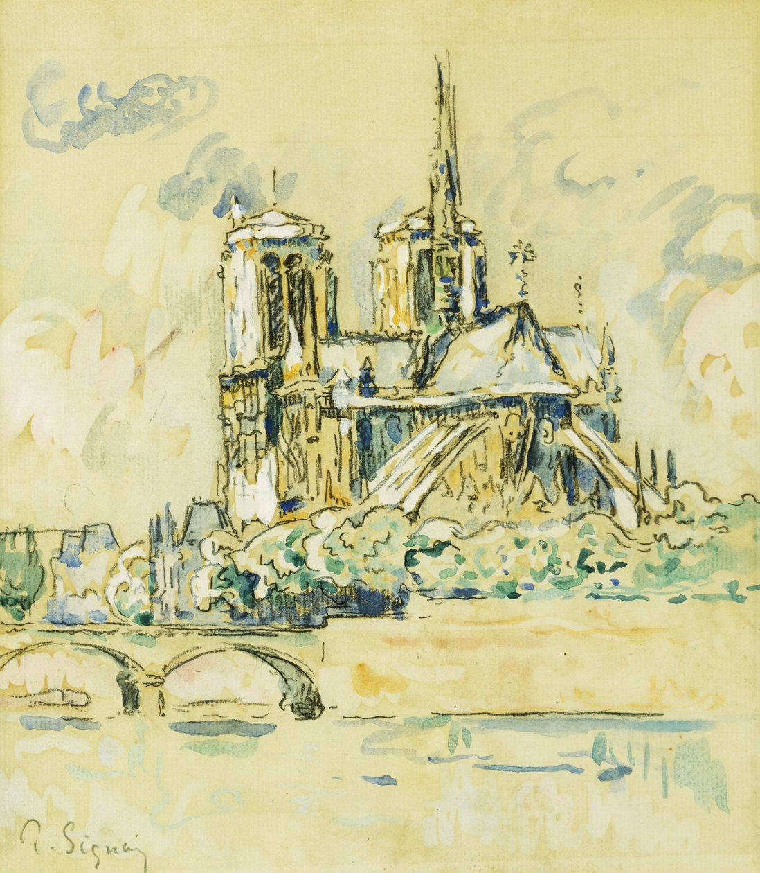 Vår dame, av Paul Signac
