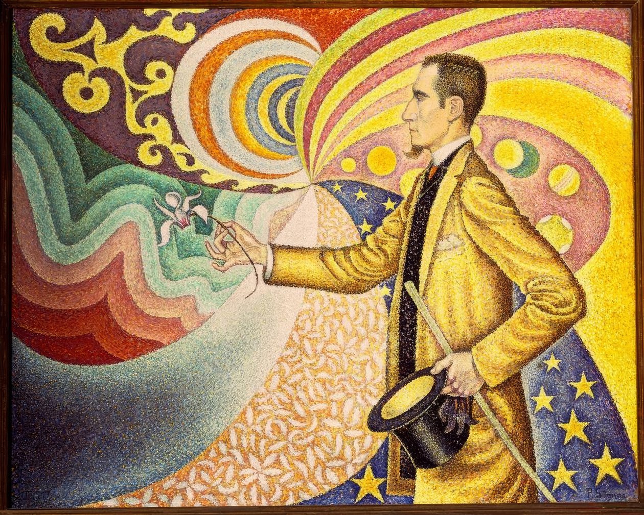 Portrett av Felix Feneon av Paul Signac