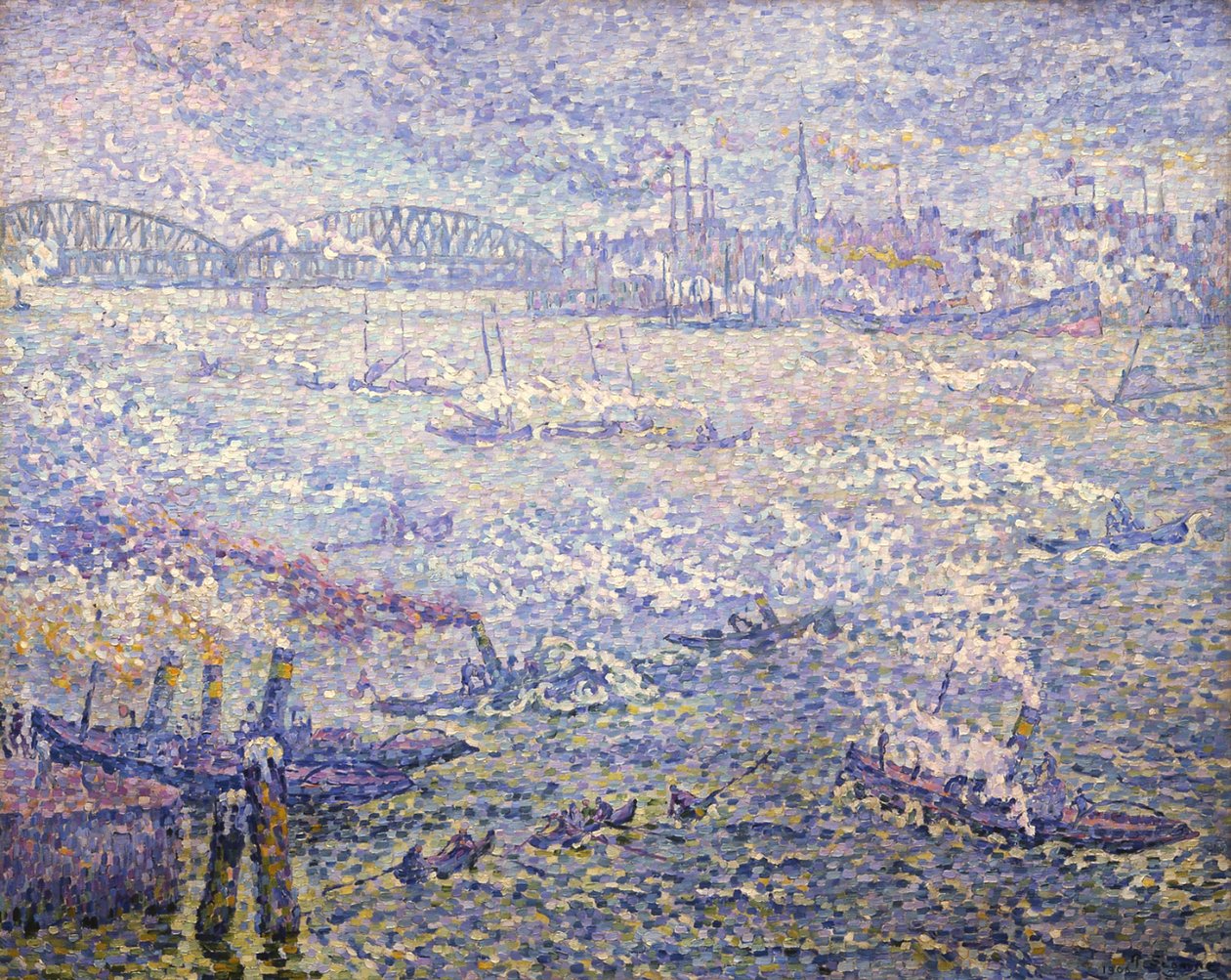 rotterdam. The Fumes av Paul Signac