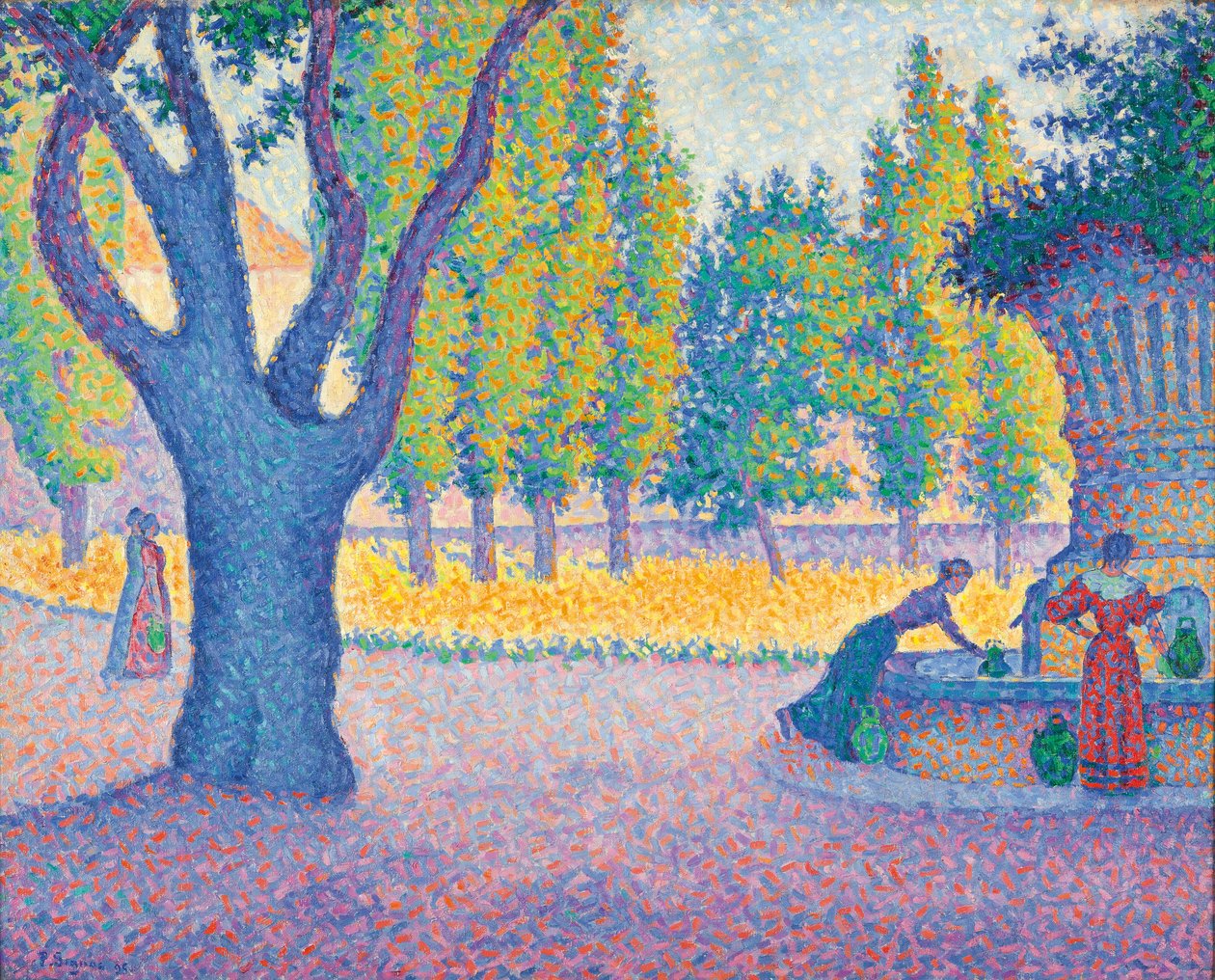 Saint-Tropez, lusefontenen av Paul Signac