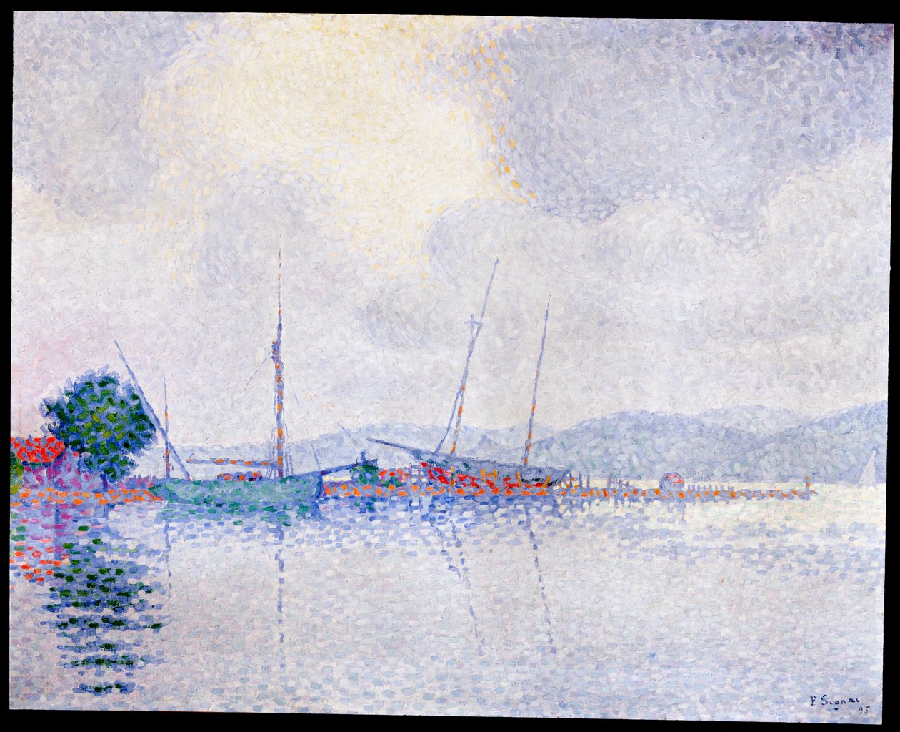 Saint-Tropez, etter stormen, 1895 av Paul Signac