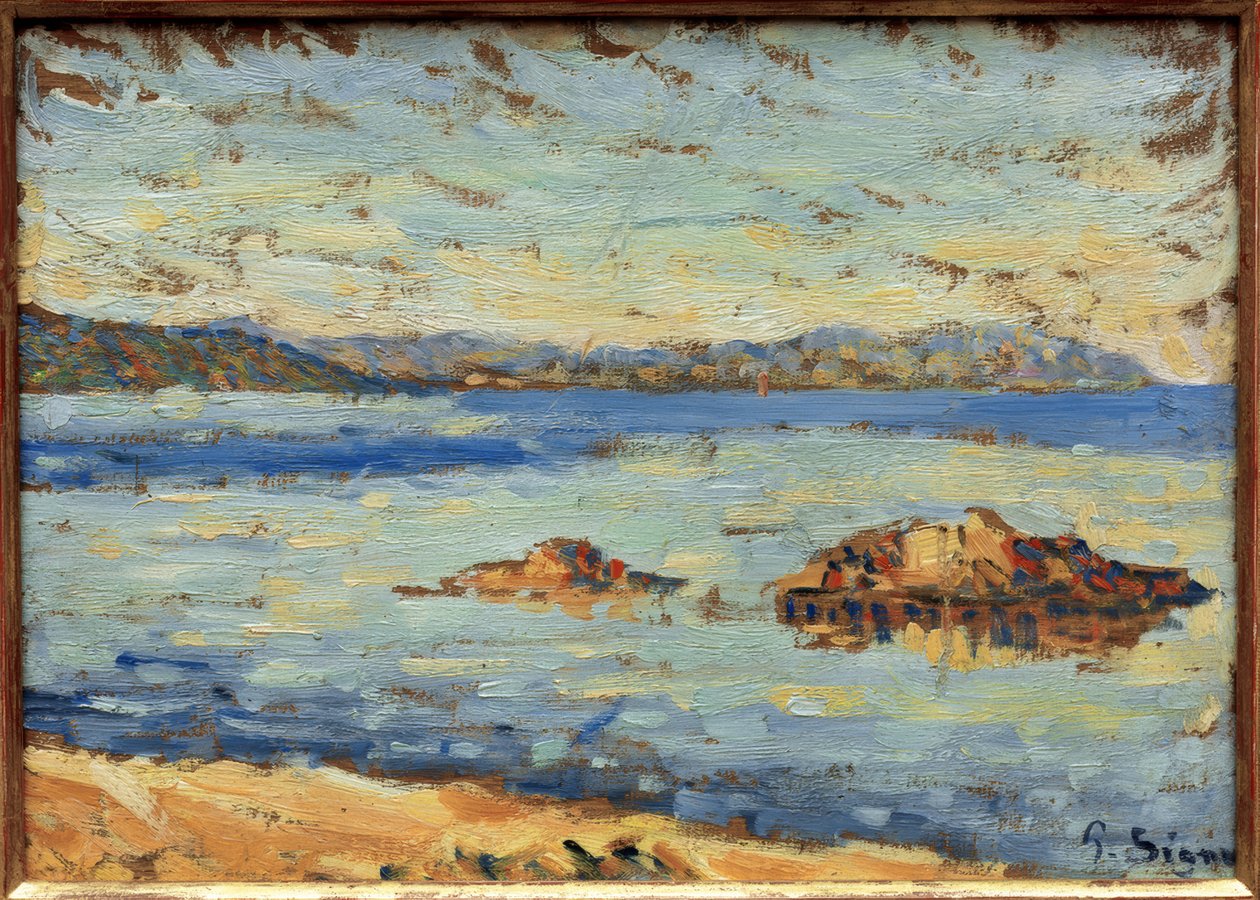 Saint-Tropez, rolig av Paul Signac