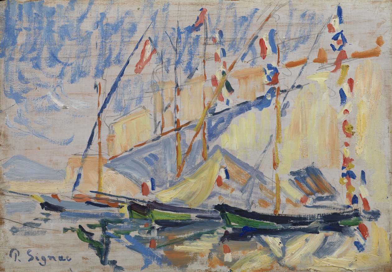 St. Tropez, ca. 1893 av Paul Signac