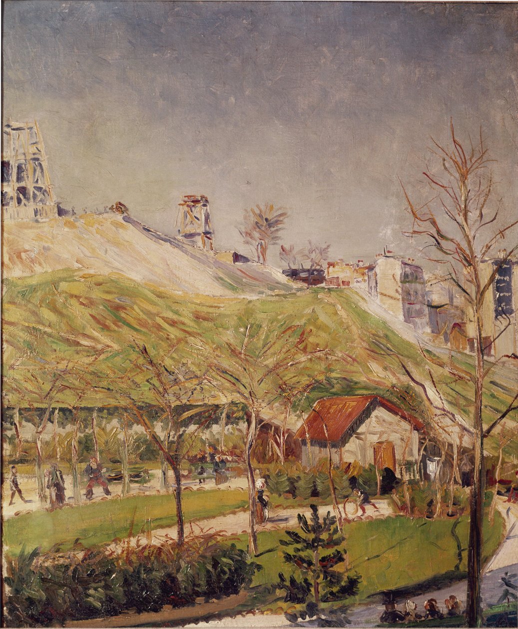Square Saint-Pierre og Butte Montmartre. Maleri av Paul Signac (1863-1935) av Paul Signac