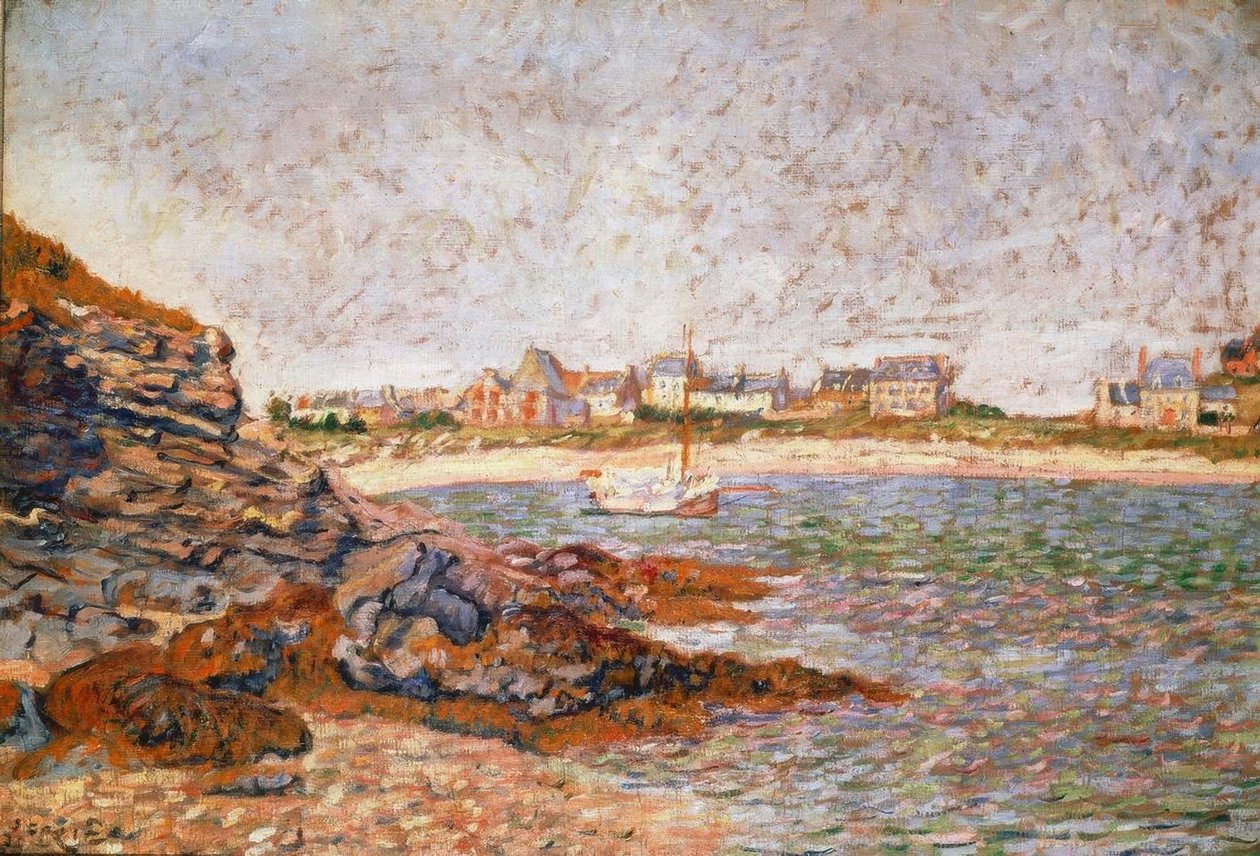 St. Briac, utsikt over havnen av Paul Signac
