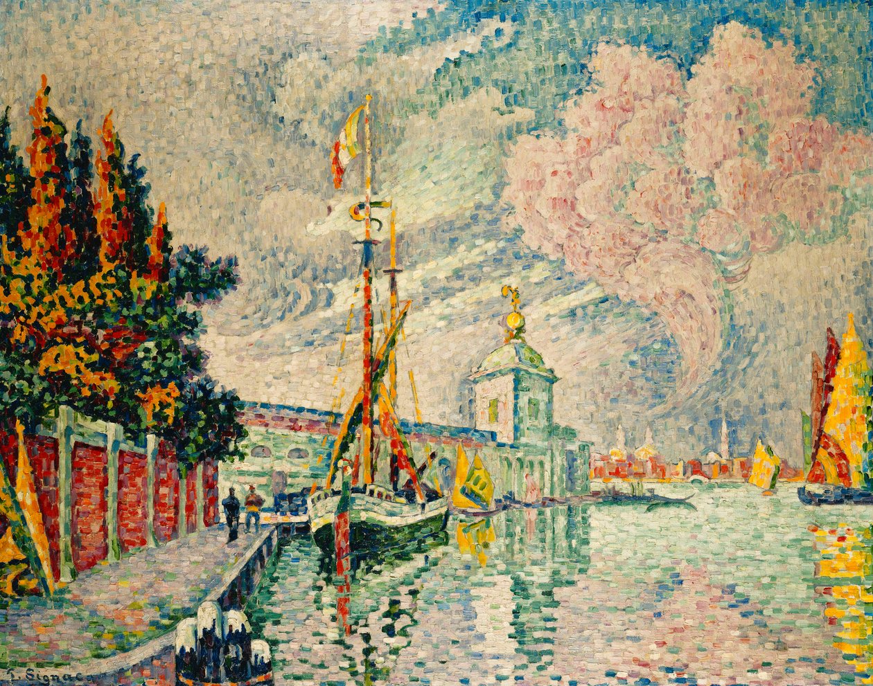 Doganaen; Tollhuset, 1910 av Paul Signac