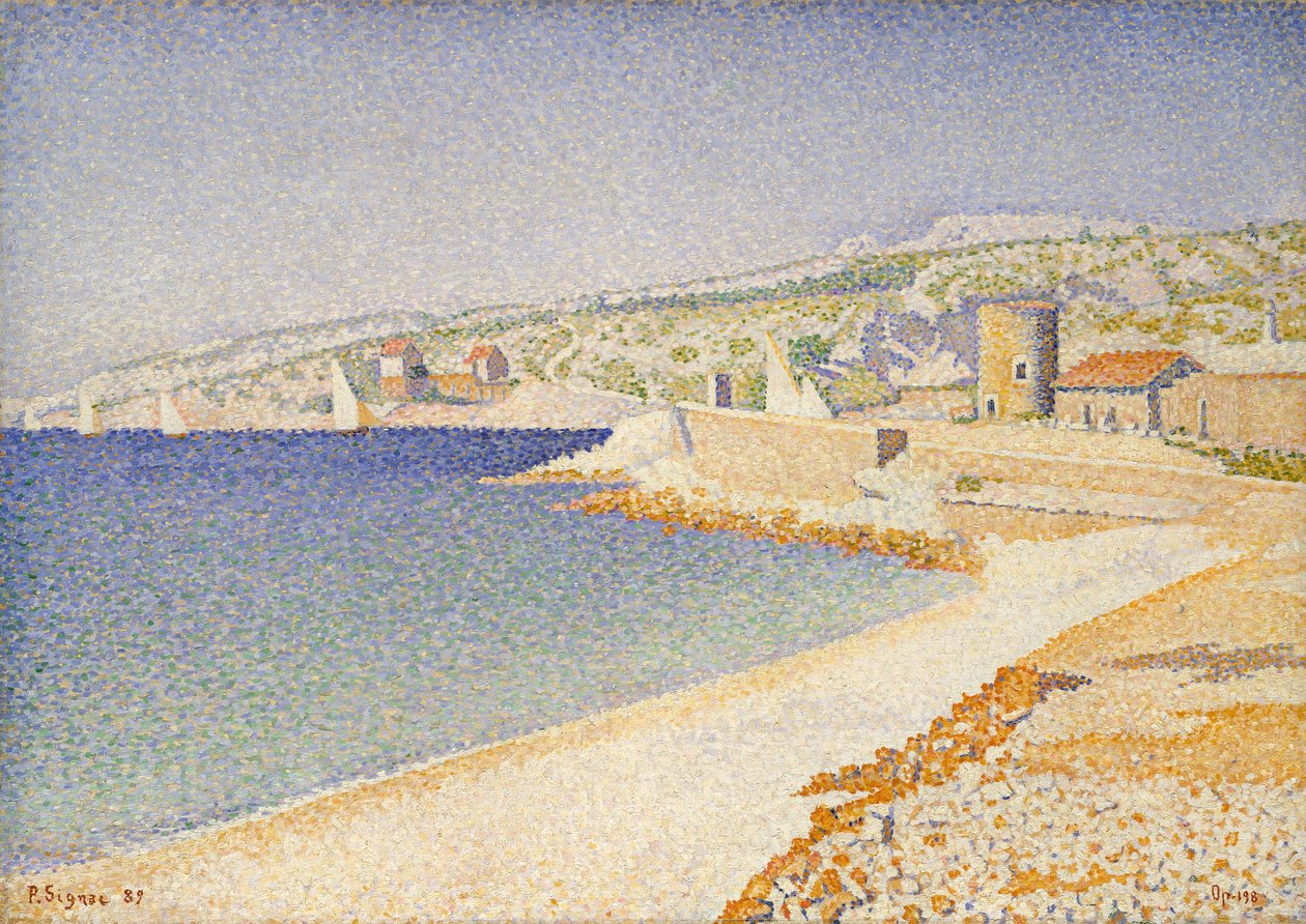 Kaien ved Cassis, opus 198 av Paul Signac