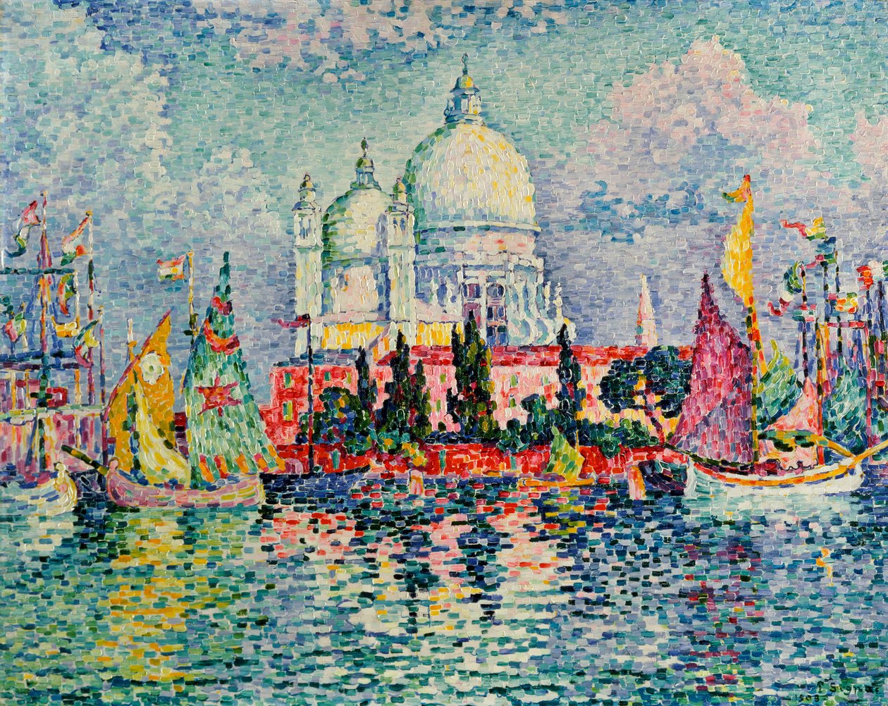 Salutten, 1908 av Paul Signac